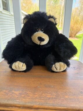 Vintage 1989 American Wego Fiesta Concessions Corp #1122B Black Bear Plush